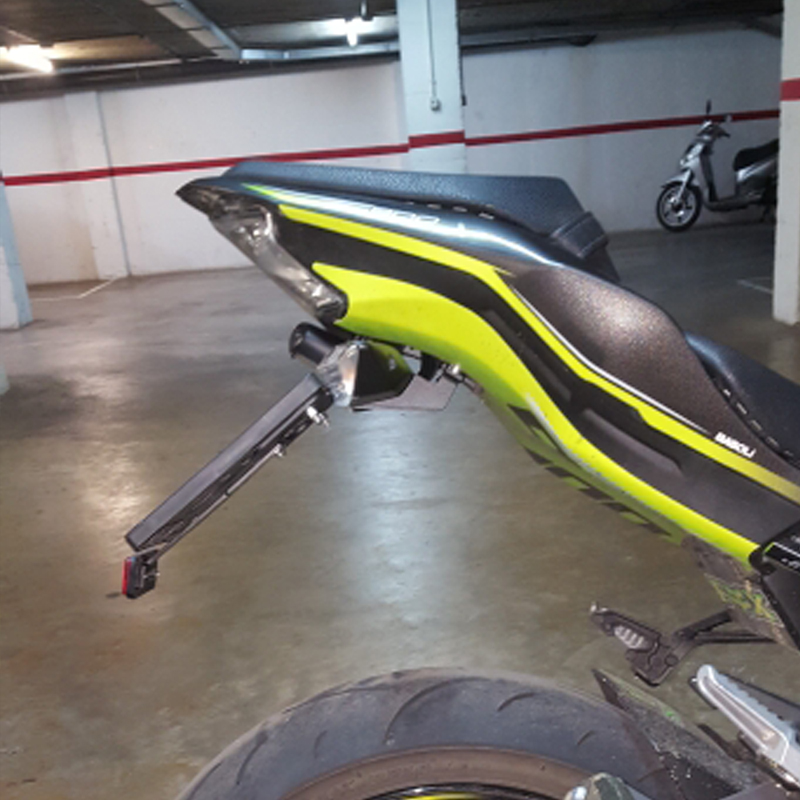 Для Kawasaki Z900 2017 2018 2019 2020 2021 2022-2024 задний хвост аккуратный держатель номерного знака комплект для устранения крыльев мотоцикла
