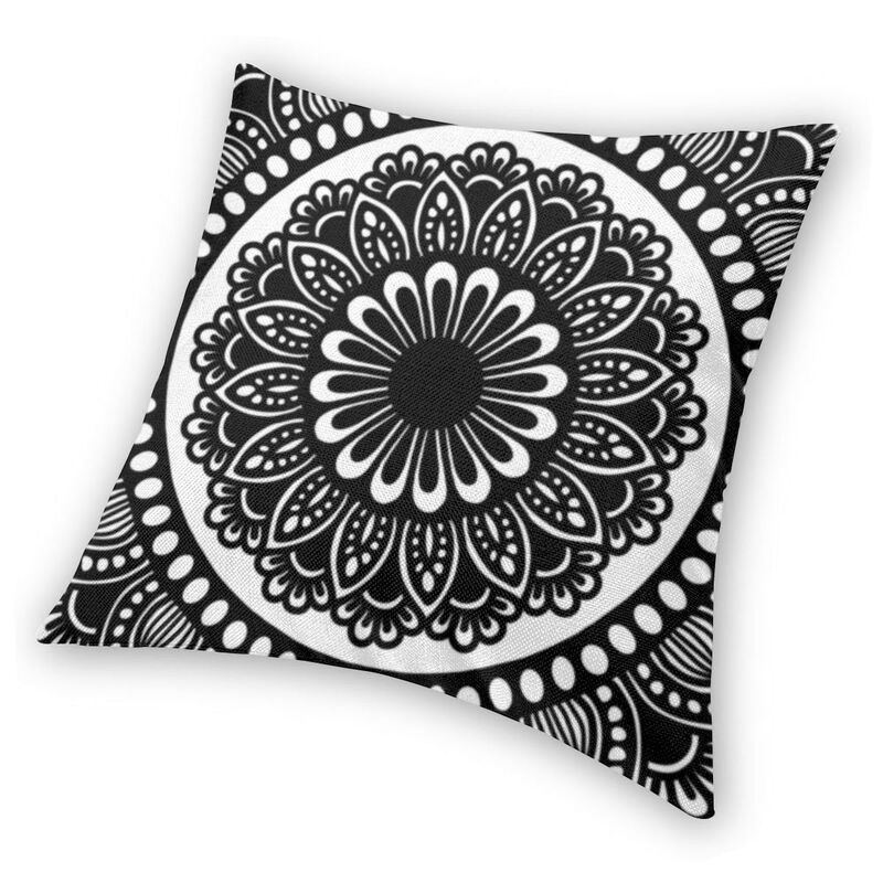 Penutup Bantal Lantai Bunga Buddha Bunga Boho Penutup Bantal Pola Mandala Bunga Bunga Matahari untuk Dekorasi Sarung Bantal Sofa