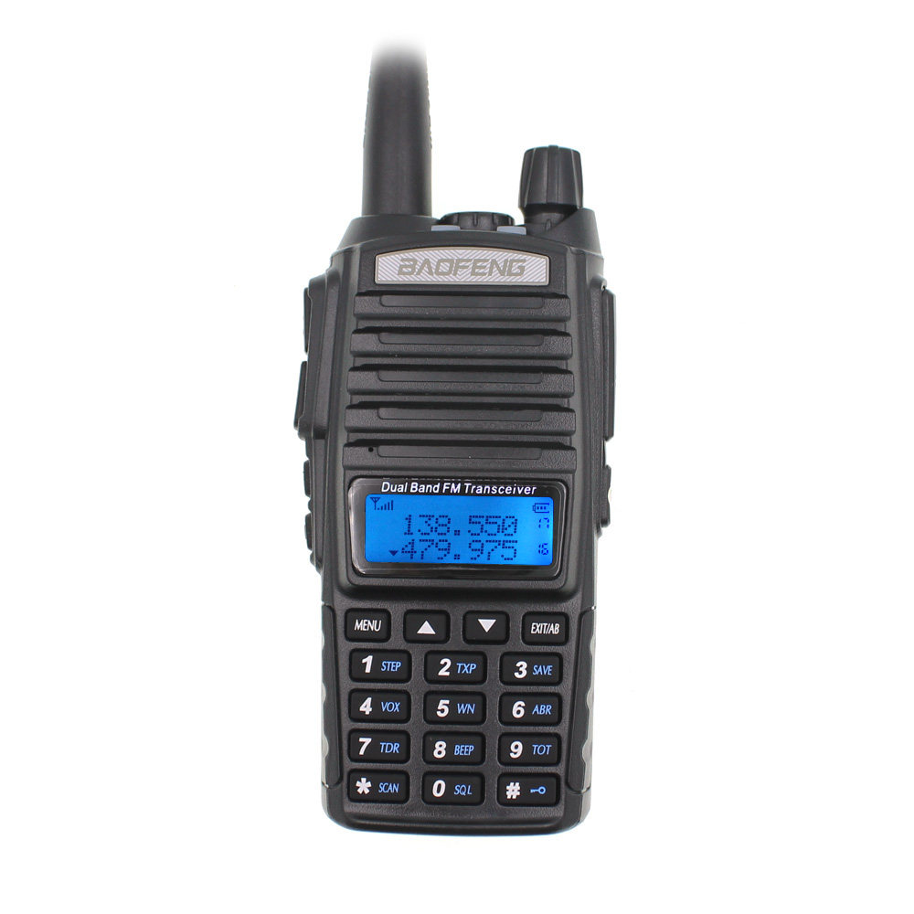 Original BAOFENG UV-82 8W Walkie Talkie วิทยุ UV Dual PTT 136-174 และ 400-520MHz Pofung แบบพกพา FM Transceiver Communicator