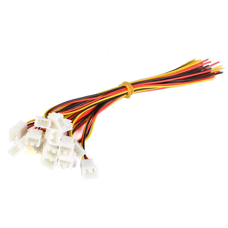 20PCS 10 Par Micro JST XH 2.54 MM 2P 3P 4P 5P 6PIN Masculino Feminino Plug Conector Com Fio Terminal de Cabos 200mm 26AWG 20CM