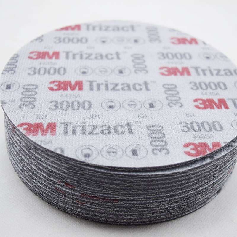 3M Trizact Kim Tự Tháp Đĩa Xốp Giấy Nhám P3000 P5000 Chính Xác Mài 6 "152Mm Để Đánh Bóng Sơn Xe Ô Tô