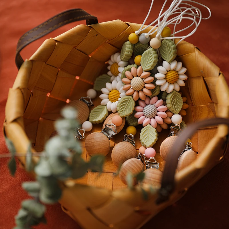 Bé Handmade Núm Vú Giả Dây Chuyền Kẹp Giả Núm Vú Giá Đỡ Kẹp Bé Silicone Mọc Răng Dây Chuyền Đồ Chơi Quà Tặng Dễ Thương Cho Bé Phụ Kiện