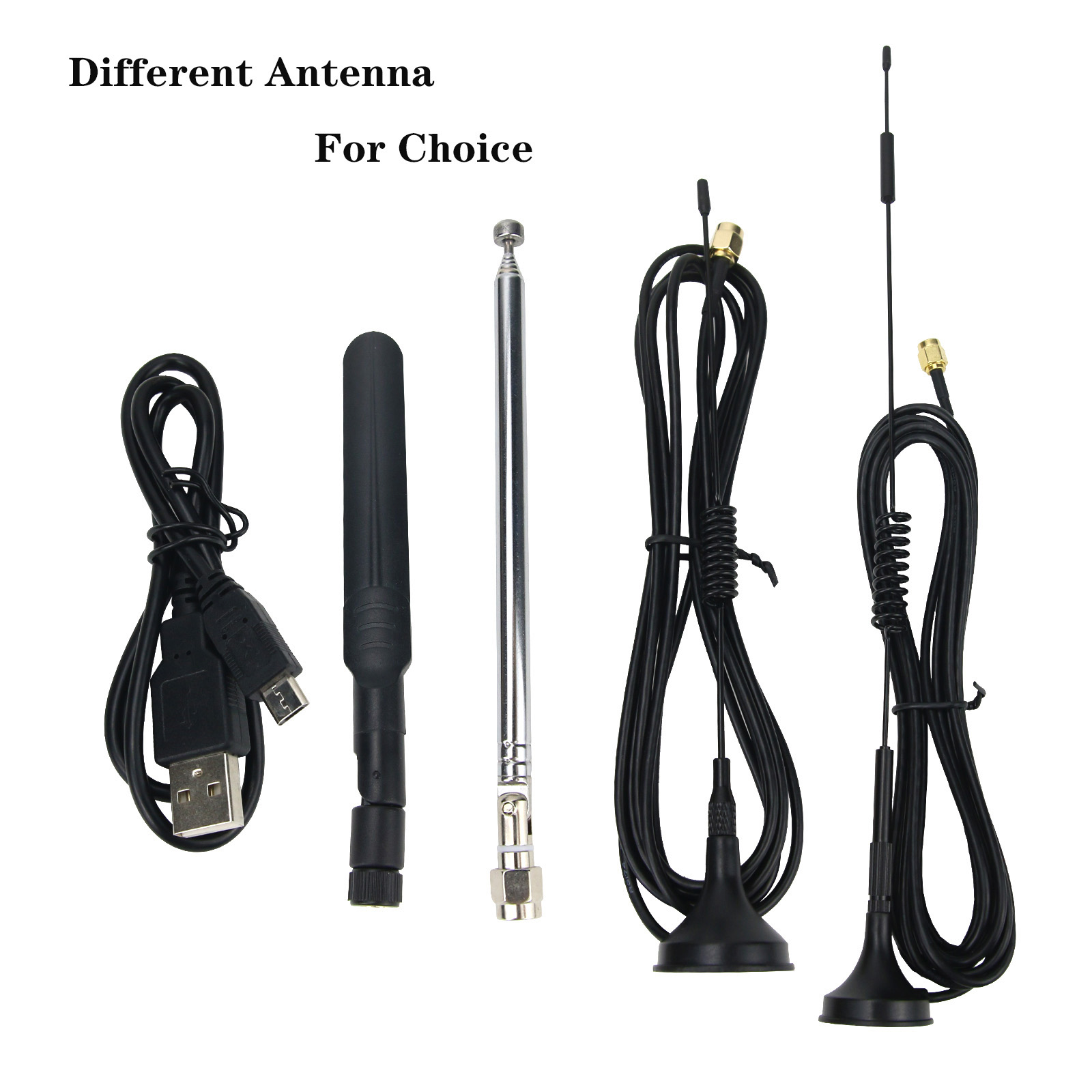 2.4/5/5.8G 40MHz-6GHz Kính Thiên Văn Ăng Ten Bộ Dụng Cụ Cho Hackrf Một Portapack H2 SDR