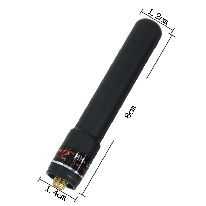 HH-518 + SMA-Nữ 144/430 MHz Băng Tần Kép Ngắn Ăng Ten Cho Bộ Đàm Baofeng UV-5R GT-3TP UV-82 UV-5RE Plus BF-F8HP BF-F9 v2 + BF-888