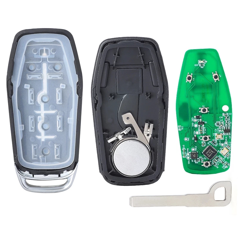 KEYECU 5 кнопок для Ford Fusion Explorer Edge Mustang F150 F250 2015 2016 2017 M3N-A2C 31243300   Умный брелок для дистанционного управления ID49 902 МГц