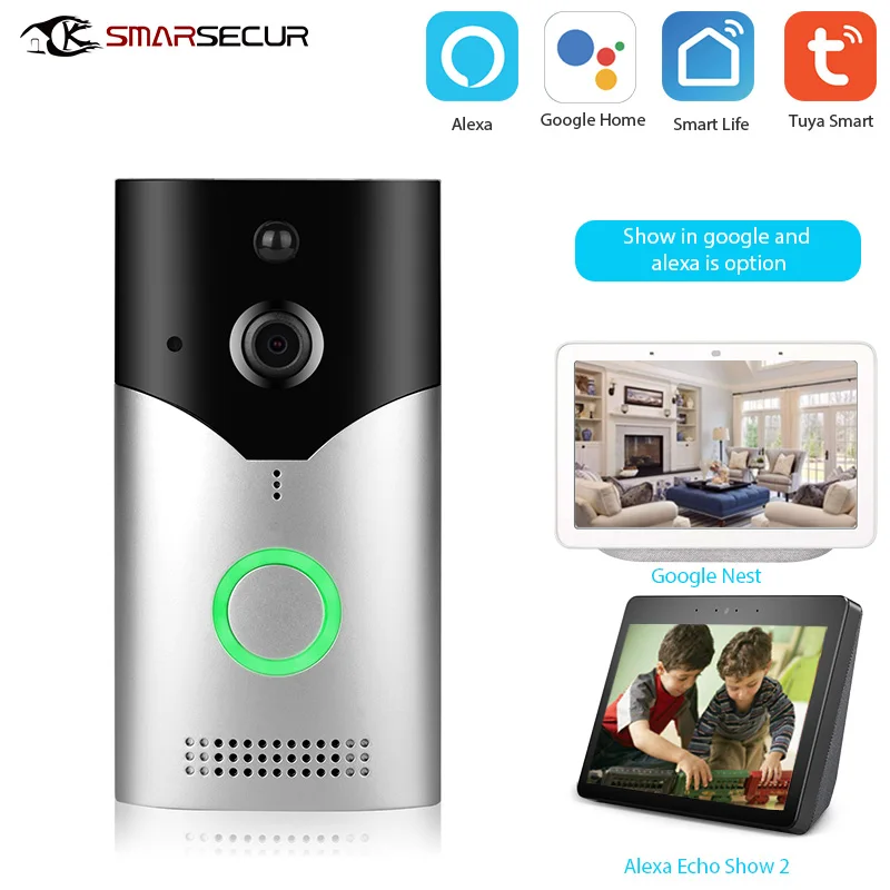 Tuya Smart Wifi Doorbell Rainproof Intercom PIR Motion Detector compatible with tuya smart life