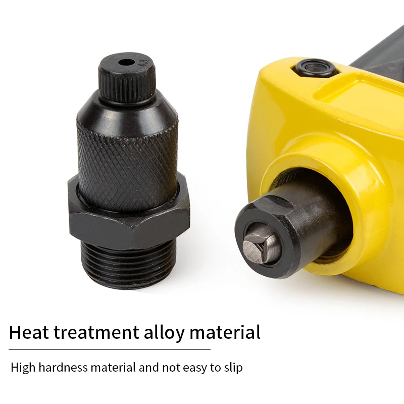 คู่มือ Rivet ปืนเล็บคุณภาพสูงความแข็งโลหะผสมเหล็กงานไม้โลหะ Rivet Gun ประหยัดแรงงานเล็บขนเครื่องมือ