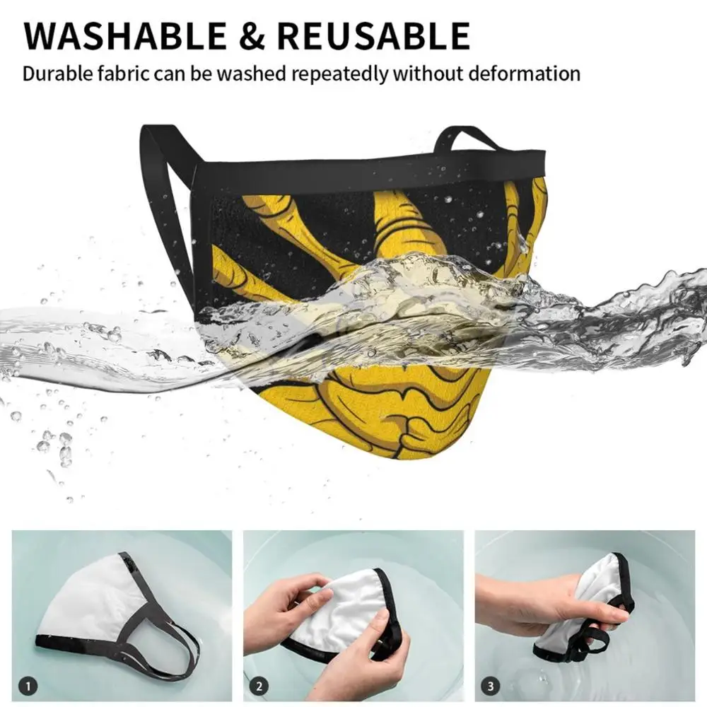 หน้ากาก-facehugger ผู้ใหญ่เด็กป้องกันฝุ่น DIY ผ้าพันคอหน้ากาก cyle ใบหน้า facemask ฟัน facehugger ใบหน้า Hugger xenomorph Xeno