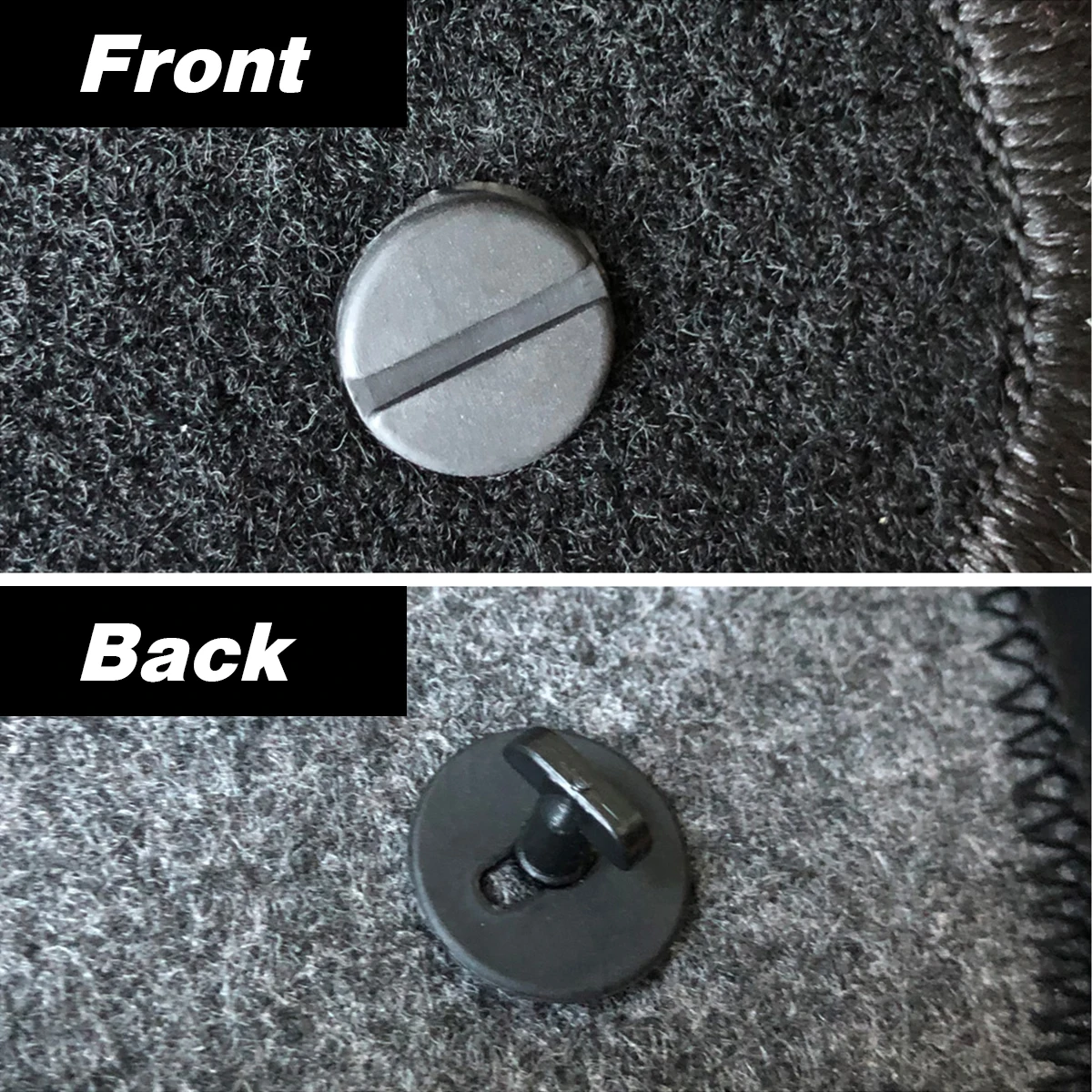 10 Uds. Clips para alfombrilla y suelo, bloqueo giratorio con arandelas para BMW E32 E34 E36 E46 3 Series E38 E39 5 7 Series, sujetadores de reemplazo automático