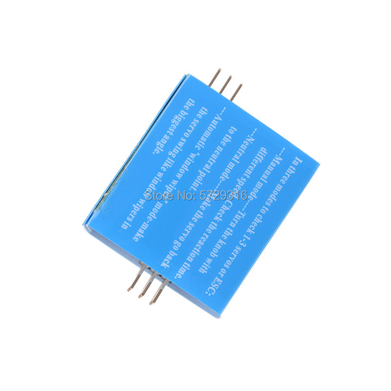 Мультисервотестер 3CH ECS Контроллер скорости согласования Канал питания CCPM Meter Master Checker RC Дрон Вертолет Запчасти RC Хобби