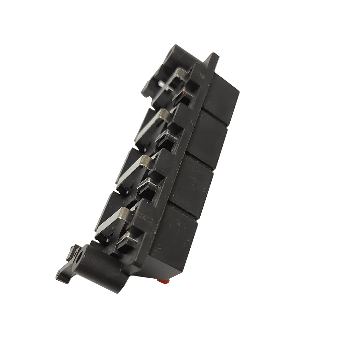 Toma de Terminal de altavoz de 4 orificios, conector de 4 posiciones, Terminal con resorte, Clip de placa de prueba, accesorios Diy