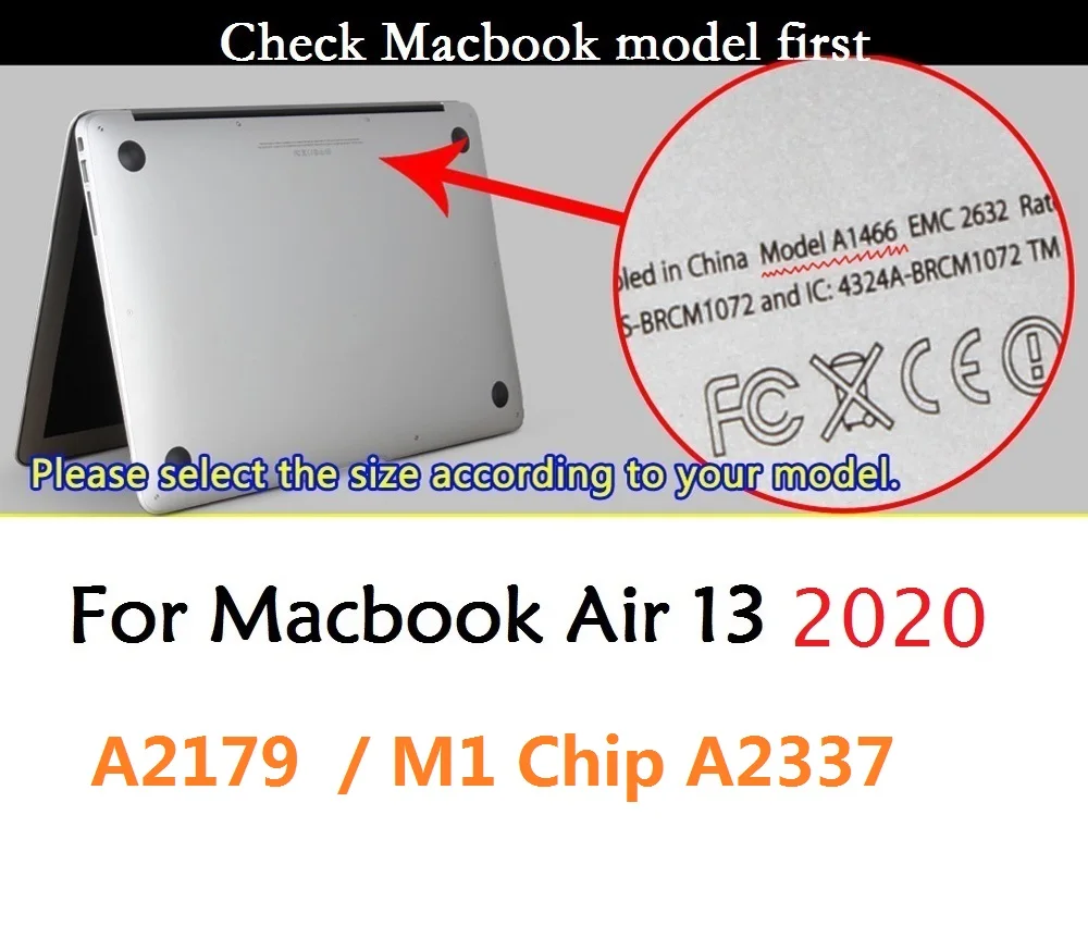Funda española suave de la UE para Macbook Air 13 2020 A2179 / Air 2020 M1 Chip A2337 funda de teclado de silicona de arcoíris español de la UE