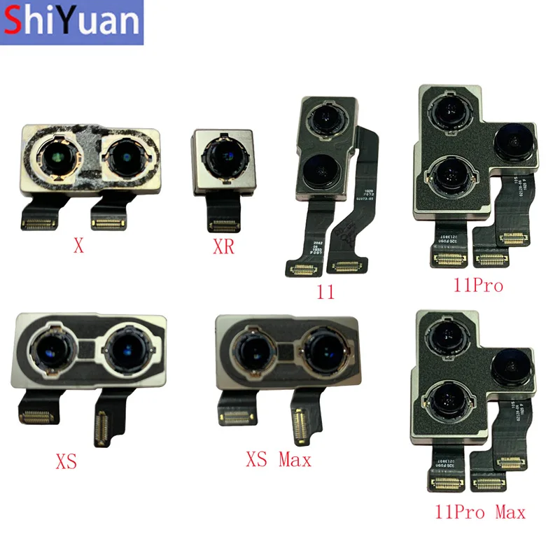 Ban Đầu Camera Lớn Phía Sau Lưng Module Camera Dành Cho iPhone X XR XS Max 11 Pro Max 12 Mini SE 2020 camera Sau Module
