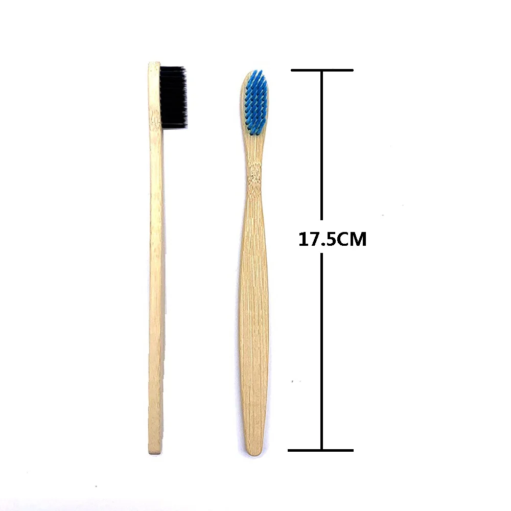 10Pc Sinh Thái Thân Thiện Tre Bàn Chải Đánh Răng Lông Bàn Chải Mềm Mại Nhựa Phân Hủy Sinh Học Không Chăm Sóc Răng Miệng Con Trưởng Thành Bàn Chải Đánh Răng Tre Tay Cầm Bàn Chải