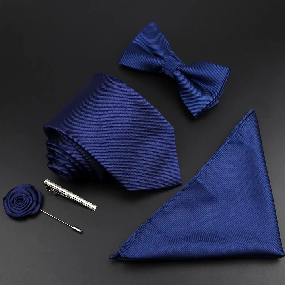 Mới Chắc Chắn Lụa Màu Sắc Áo Buộc Bộ Polyester Dạ Nỉ Dệt Áo Khoác Đính Nơ Bowtie Phù Hợp Với Vintage Màu Xanh Đỏ Dành Cho Chú Rể Kinh Doanh Cưới đảng