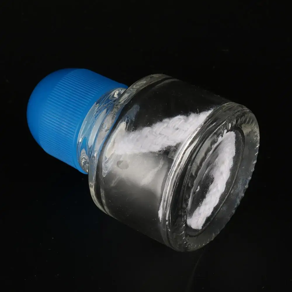 6.5 cm * 4.3 cm 25 ML Lampada per bruciatore ad alcool in vetro Laboratorio di chimica in vetro Attrezzature per il riscaldamento Forniture educative