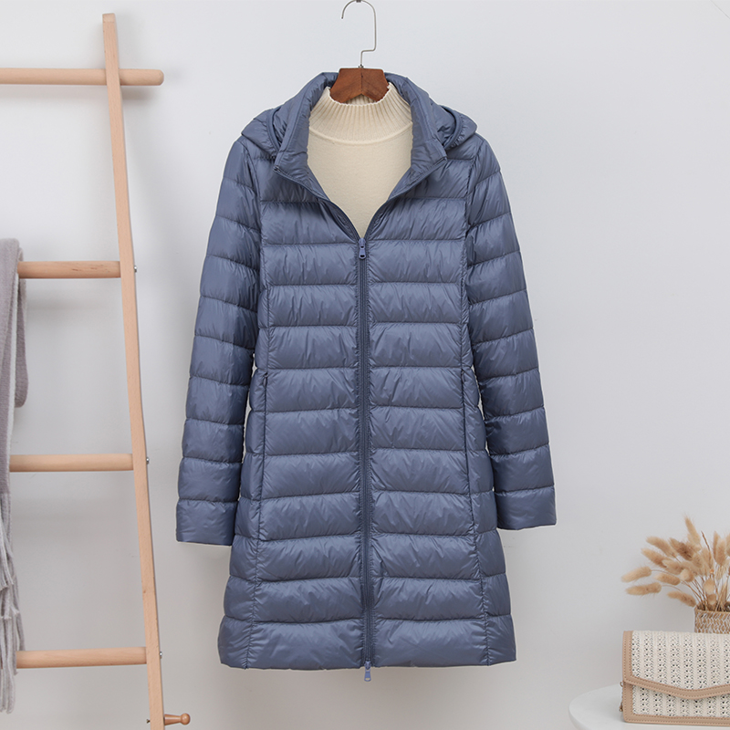NewBang 5XL 4XL Hoed Afneembare Dikke Lange Donsjack Vrouwen Winter Ultra Licht Donsjack Vrouwen Met Capuchon Down jas Vrouwelijke