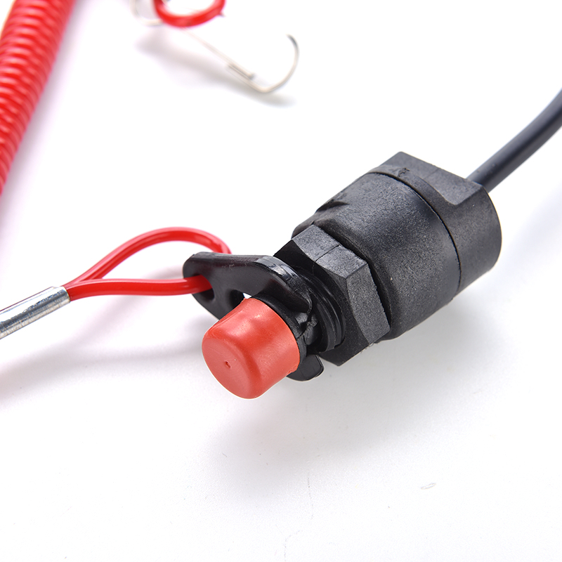 Ngoài Động Cơ Xe Máy ATV Giết Dừng Công Tắc An Toàn Cột Dây Dây Dây