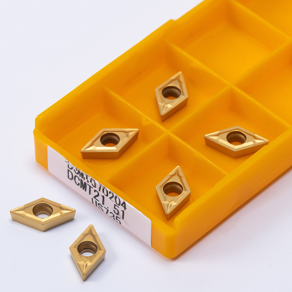 10 piezas de inserción CNC DCMT 070204   VP15TF UE6020 US735 herramientas de carburo fresa interna DCMT 070204   Herramienta de torneado de metal de torno