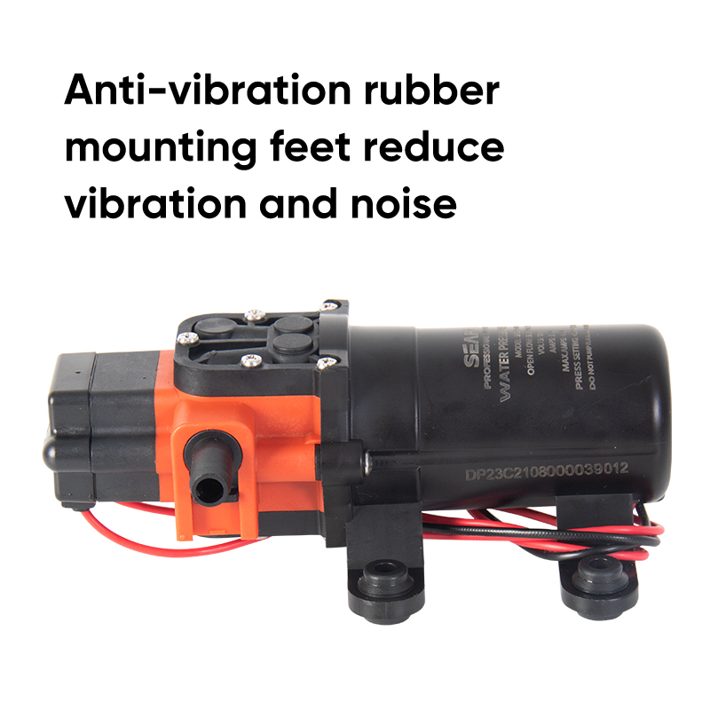 Seaflo 40 psi 12 12vマリンウォーターポンプダイヤフラムポンプボートアクセサリーシャワートイレ