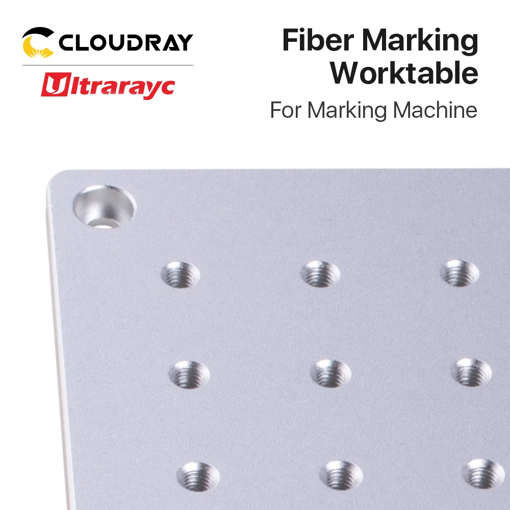 Ultrarayc Fiber Marking Worktable Aluminum Working Platform 320*280 & 340*270 for DIY Fiber & Co2 Laser Marking Machine