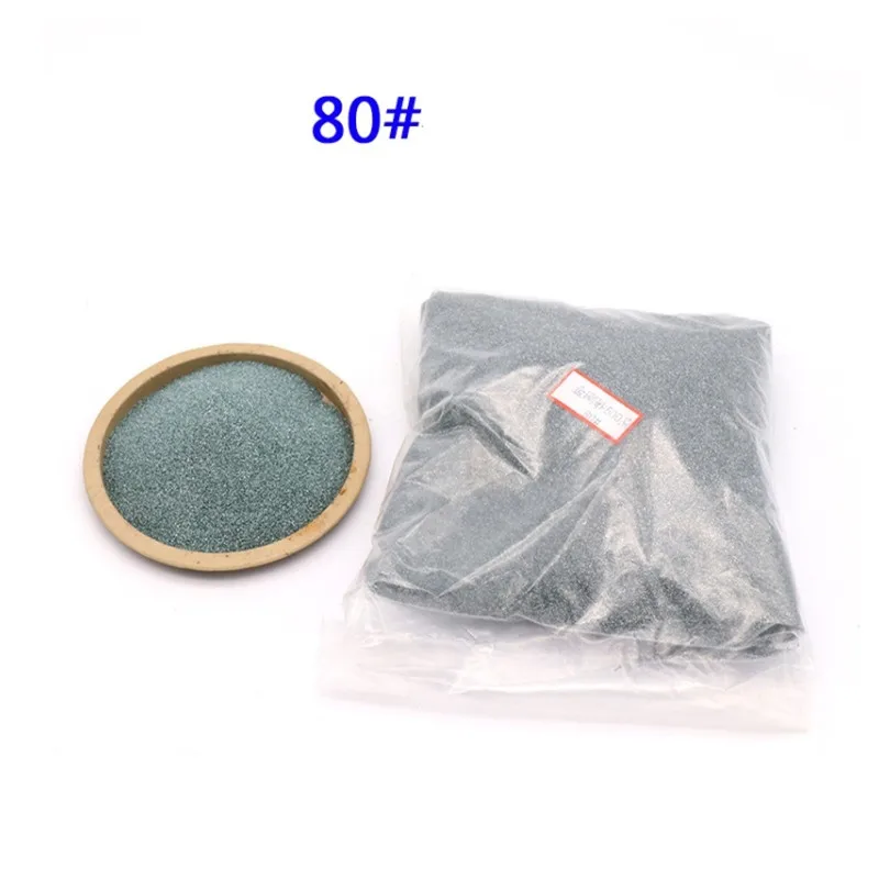 Polvo de vidrio sic verde puro, pulido de carburo de silicio verde, grano 60 #80 #120 #-5000, malla