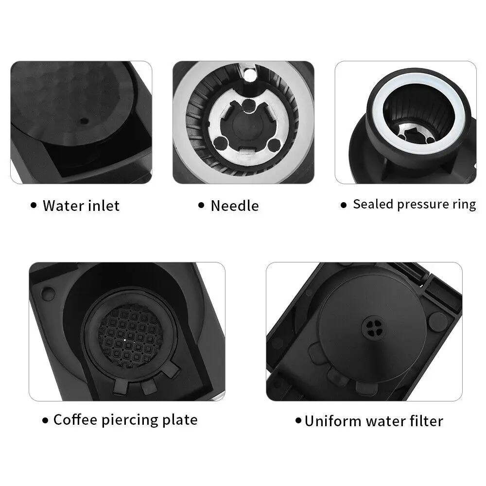 Coffee Adapter for Dolce Gusto Espresso with Nepresso Original Capsule Pod Adapter for Dolce Gusto Melody Genio 2 Mini ME Maker