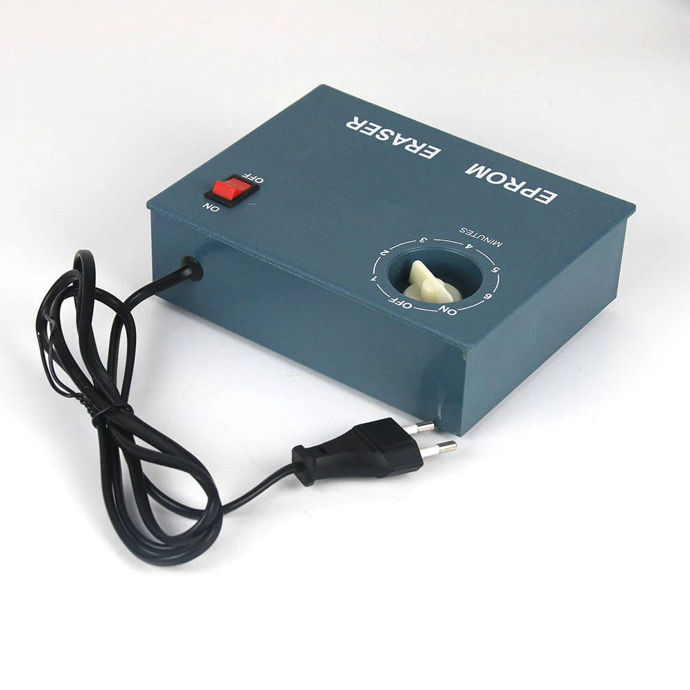 220V UV EPROM Tẩy EPROM Dữ Liệu Xóa Sạch Dụng Cụ Tia Cực Tím Xong Xóa Được Hẹn Giờ Bán Dẫn Eo Chip Xóa Bức Xạ EU Hoa Kỳ cắm