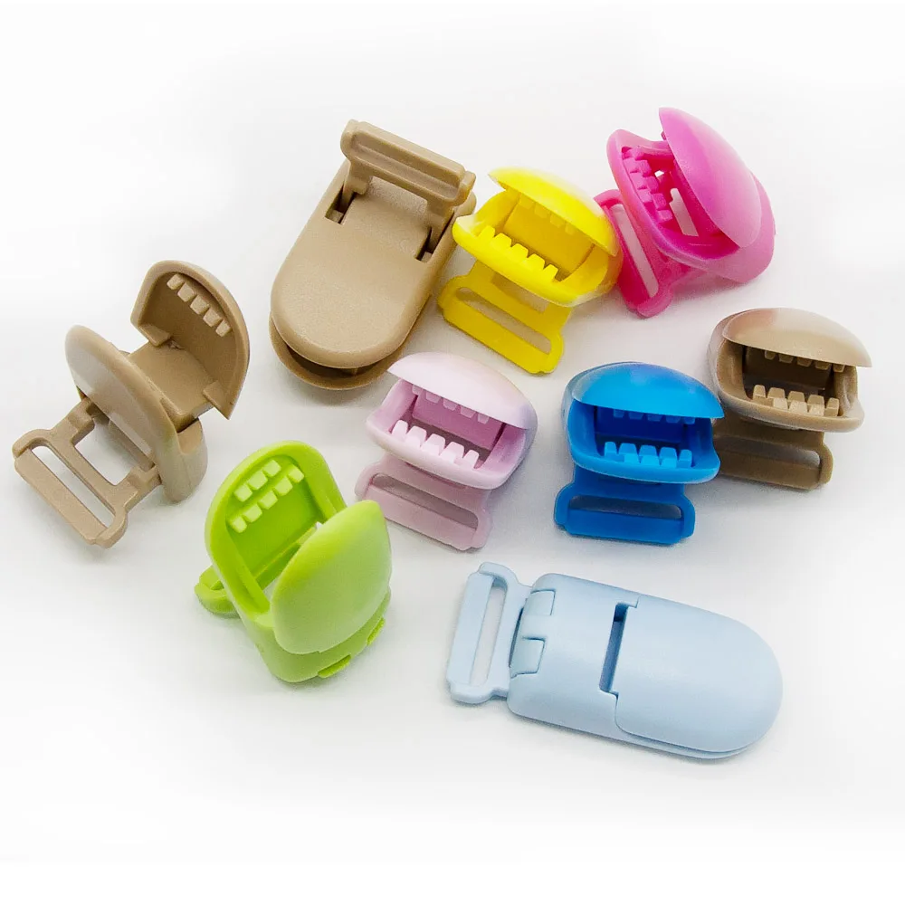 Dễ Thương-Ý Tưởng Silicone Cho Bé Miếng Dán 18Mm Bộ 5 Kẹp Nhựa An Toàn Cho Bé Đồ Chơi Vòng Cổ Mặt Dây Chuyền Kẹp Bán Buôn