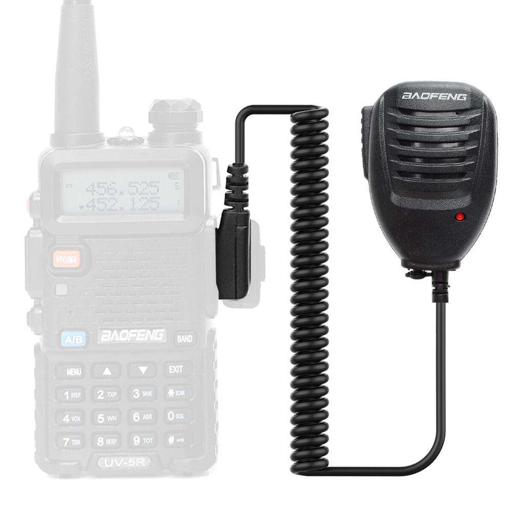 Baofeng Walkie Talkie UV-5R Microfoon Luidspreker Microfoon 2 Pin Handheld Voor Baofeng BF-888S UV-21 Pro Quansheng Uv K5 K6 Accessoires