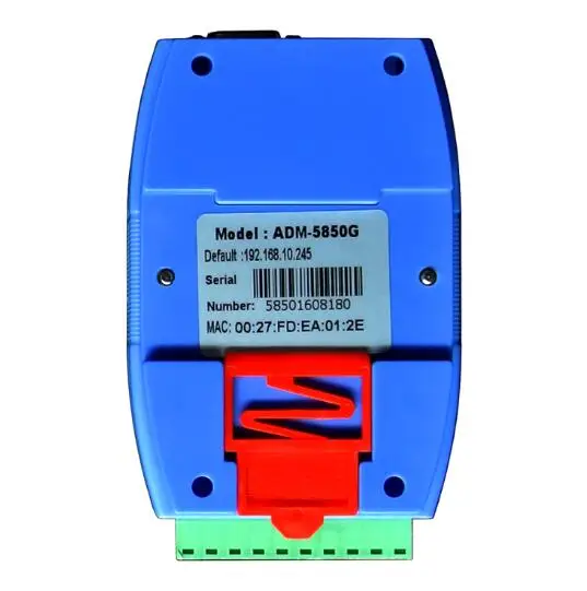 ADM-5850G Industriële Modbus-gatewayserver, MODBUS RTU/ASCII naar Modbus TCP, ondersteuning voor PLC seriële poort