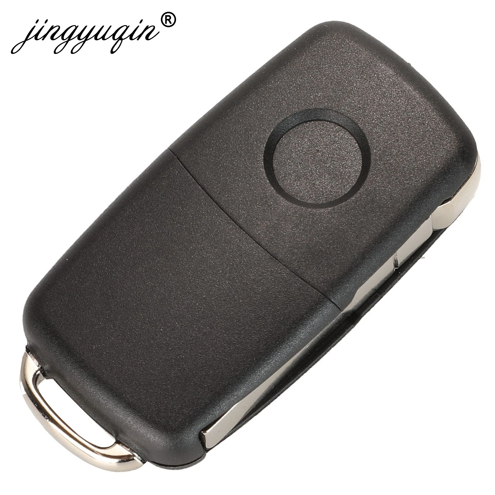 jingyuqin 4 Buttons 020AD Remote Key Shell Case Fit for VW Caddy Eos Golf Jetta Beetle Polo Up Tiguan Touran 5K0837202AD