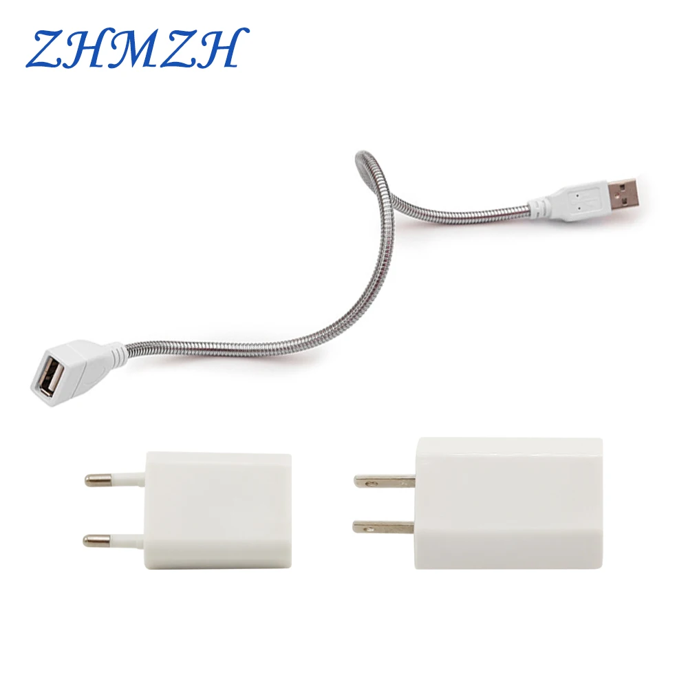 Mini USB LED Luce notturna 3 LED 8 LED 10 LED 24 LED Lampada da libro Palo di prolunga Adattatore per lettura Notebook Power Bank