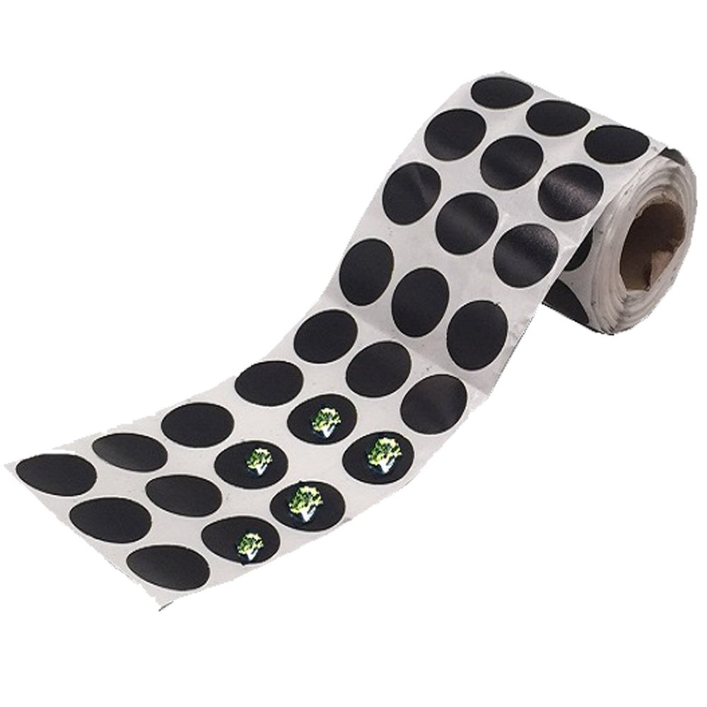 4 /5 "(2Cm) 900 Cái/Cuộn Đen Đầm Xòe Bắn Mục Tiêu Dán Che Đậy Miếng Dán Cho Mục Tiêu Chụp Hình Của Tất Cả Các Khẩu Pháo, airgun, BBs