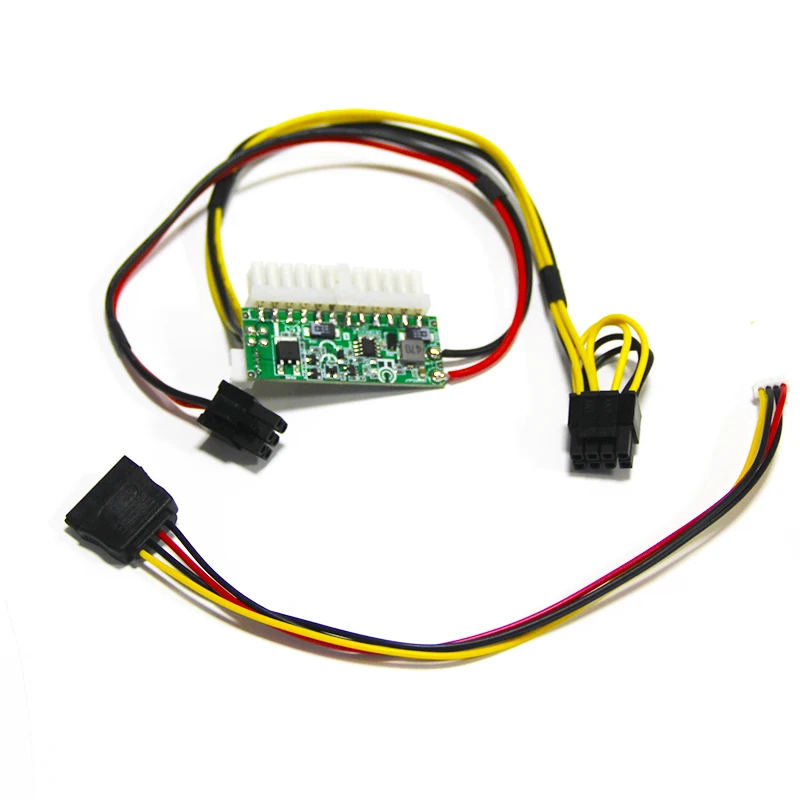 PCI-E Input 6pin Male-ATX-300W 24pin Power Supply Modul Beralih Pico PSU Mobil Auto Mini ITX Tinggi DC-ATX Modul Daya ITX Z1