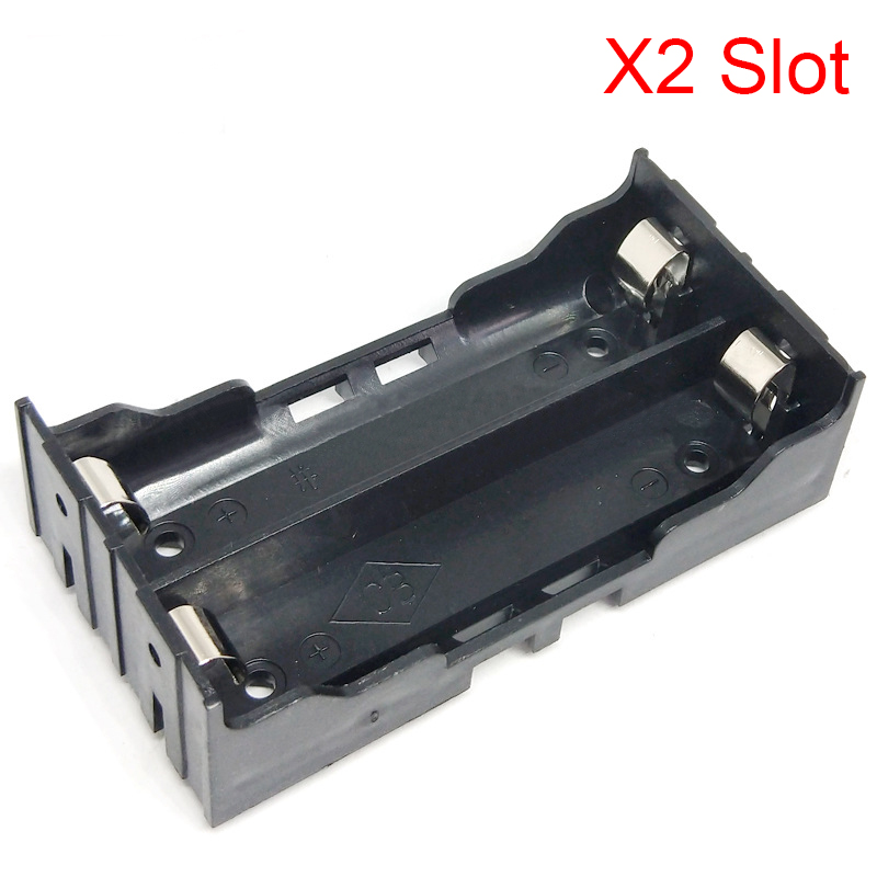 New DIY ABS 18650 Ngân Hàng Điện Trường Hợp 1X 2X 3X 4X 18650 Pin Hộp Bảo Quản 1 2 3 4 Khe Cắm Pin Hộp Đựng Cứng Pin