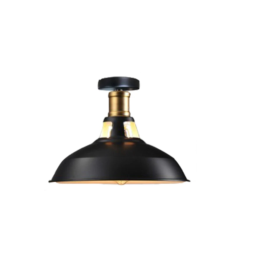 Lampu Langit-langit Industri Retro Luminaria E27 Lampu Langit-langit Lampu Loteng Negara Amerika Perlengkapan Rumah Dapur Bar Lampara Techo