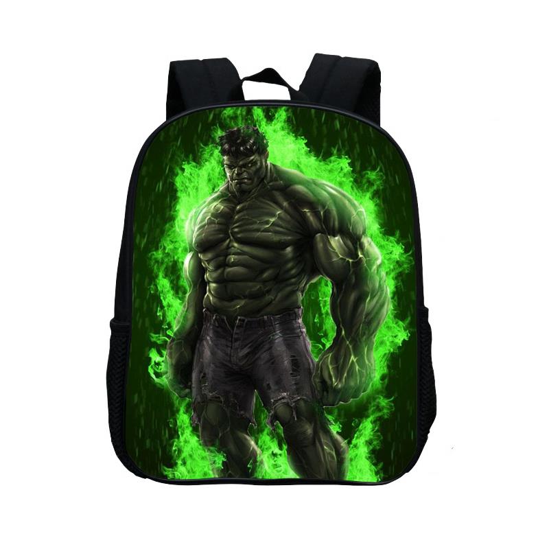 12 Cal Hulk przedszkole Infantile mały plecak dla dzieci Baby Cartoon School Bags prezent dla dzieci