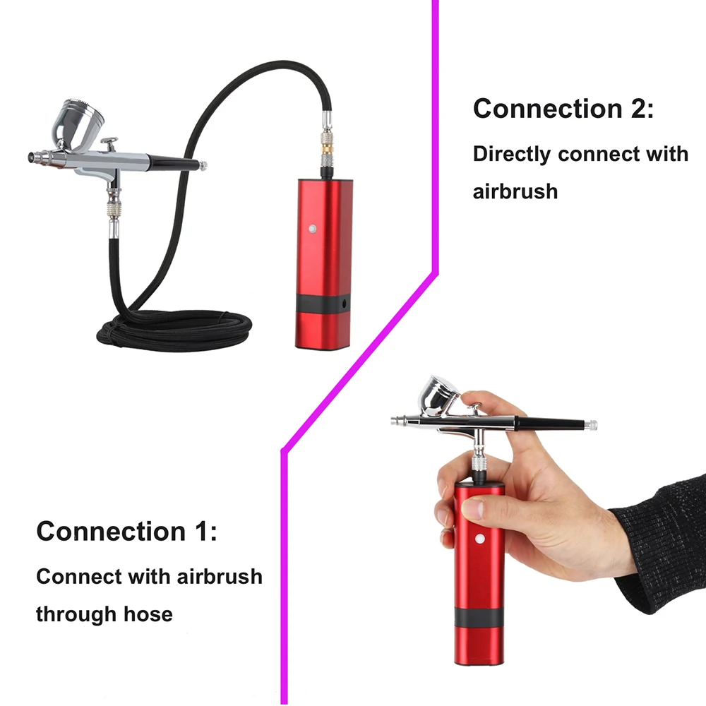 Chất Lượng Tốt Nhất Mới Xuất Hiện TM80S Không Dây Bơm Phun Với Máy Nén Bộ 32Psi Tự Khởi Động Stop Mini Di Động Không Dây Cá Nhân
