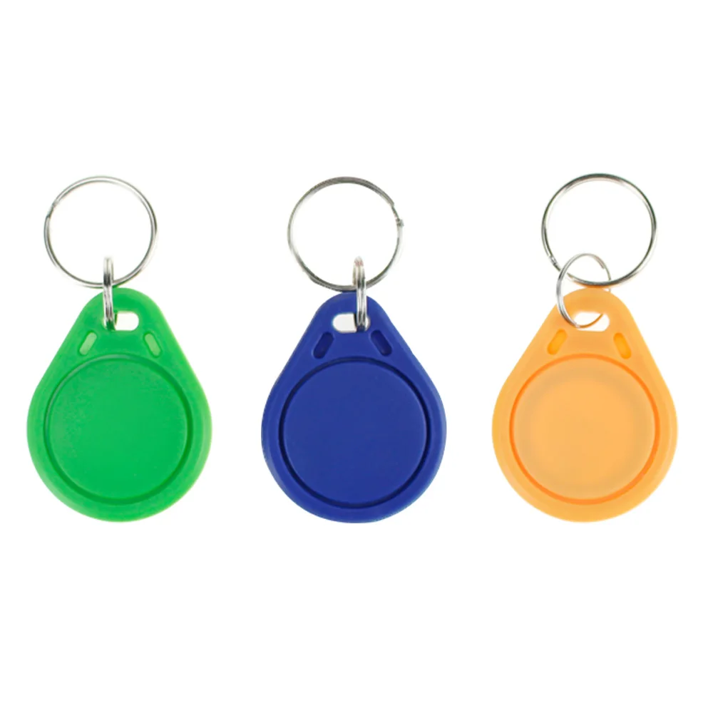 10 Chiếc RFID Keytags Mifare 13.56MHz 14443A M1 S50 Nhỏ Thông Minh IC Khóa Thẻ Keyfob Đột Quyết Nfc Truy Cập điều Khiển Keycard
