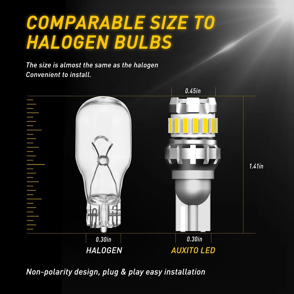 W16W T15 bombilla LED T16 Canbus sin errores Led inverso de respaldo 921 912 bombillas LED luces de coche lámpara de freno luz de freno xenón blanco DC12V