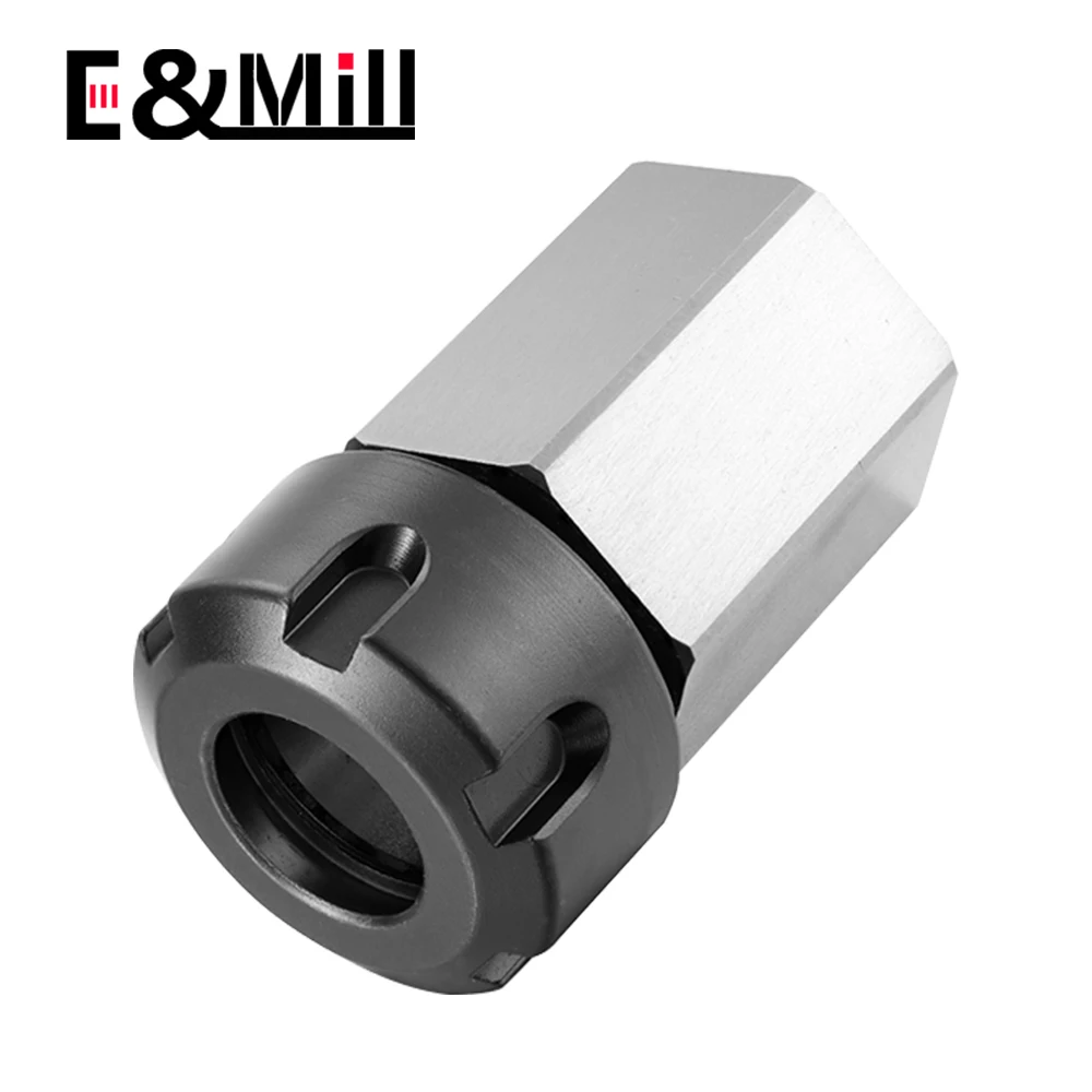 NEW Square ER25 ER32 ER40 Chuck Block Hard Steel Hex ER Spring Chuck Seat For CNC Lathe Engraving Cutting Machine Tool holder
