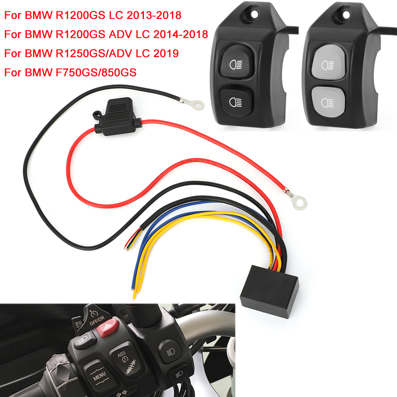 F750 F850 GS R 1200 GS R1200 manija de motocicleta interruptor de luz antiniebla Control relé inteligente para BMW R1200GS ADV LC R1250GS F850GS F750GS