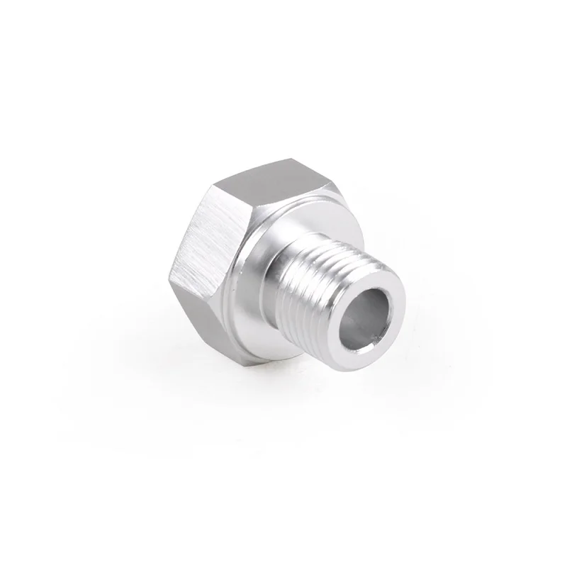 M12x1.5 a 1/8 npt novo adaptador de sensor de pressão de óleo do motor conector série ls com arruela de cobre