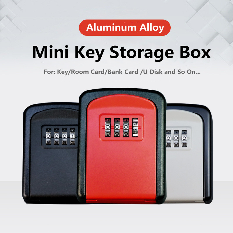 Mini Wall Mount Key Storage Secretกล่อง4หลักรหัสผ่านรหัสล็อคกุญแจบ้านปลอดภัยกล่องCaja fuerte
