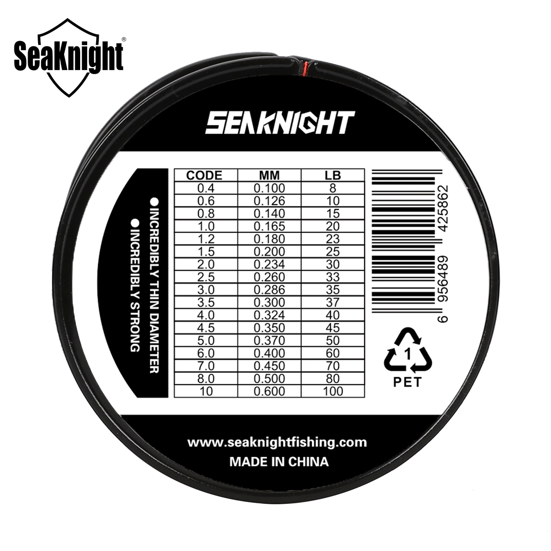 SeaKnight Thương Hiệu TriPoseidon Series 4 Sợi 300M PE Áo Ngực Dây Câu Cá 8-60LB Multifilament Dây Câu Cá Mịn Cá Chép Câu Cá