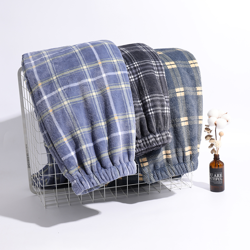 หนา Flannel ผู้ชายลายสก๊อตกางเกงหลาขนาดใหญ่ WARM Sleep กางเกงบุรุษชุดนอนกางเกงชุดนอนชุดนอนสําหรับชาย Pijama hombre