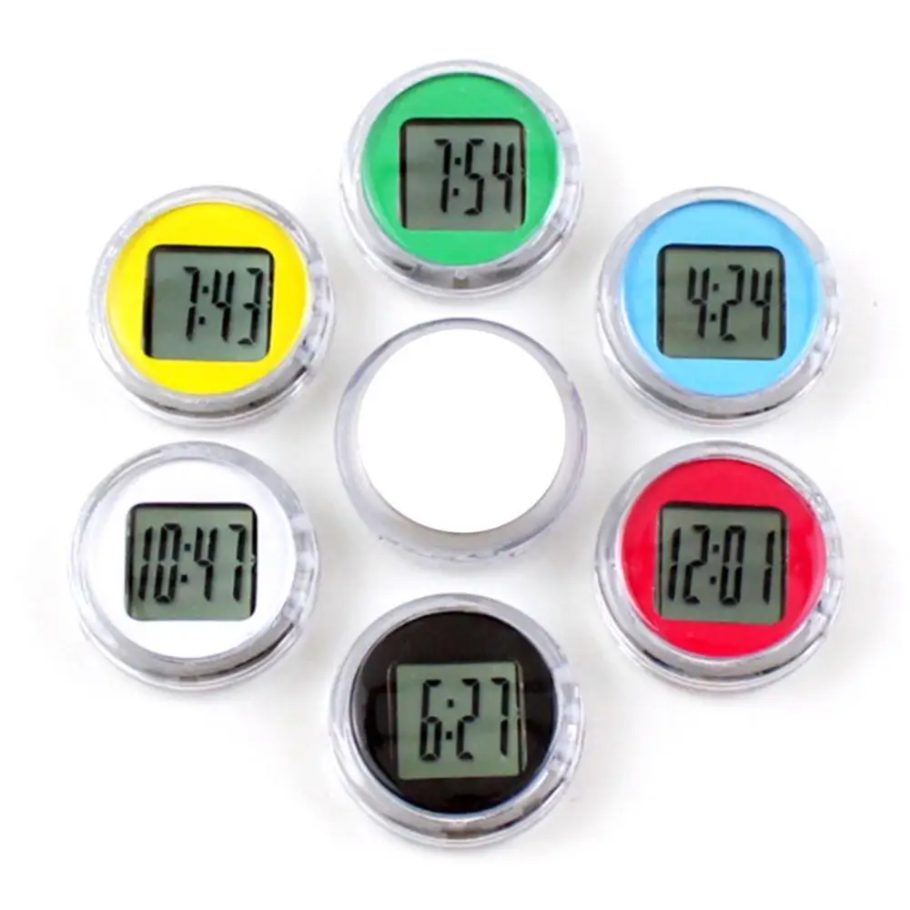 Đa Năng Mini Chống Nước Xe Đạp Xe Máy Dính Chắc Màn Hình Hiển Thị Kỹ Thuật Số Đồng Hồ Đồng Hồ Công Sở Trang Trí Ô Tô Phụ Kiện Nội Thất