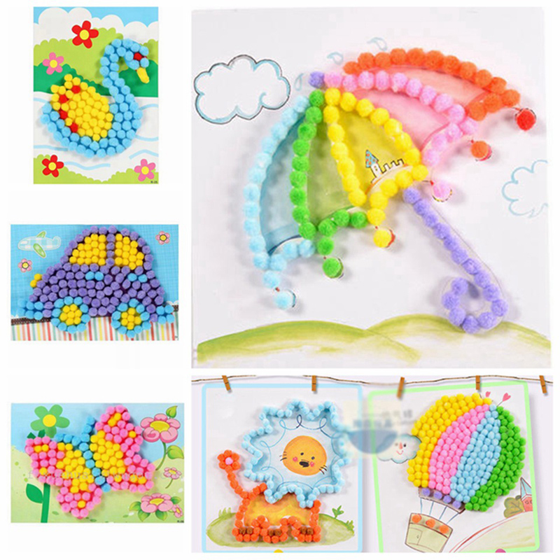 8/10/15/20/25/30 ミリメートルミニふわふわソフトポンポンポンポンボール手作り子供のおもちゃ結婚式クリスマス装飾 DIY 縫製クラフト用品