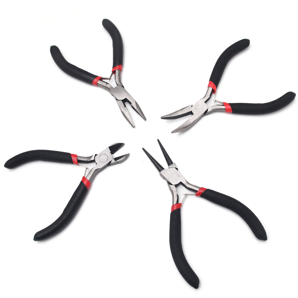 เครื่องประดับคีมเครื่องมือและอุปกรณ์เข็มยาวรอบจมูกตัดลวดคีมสําหรับเครื่องประดับทําอุปกรณ์ทําด้วยมือ HK043